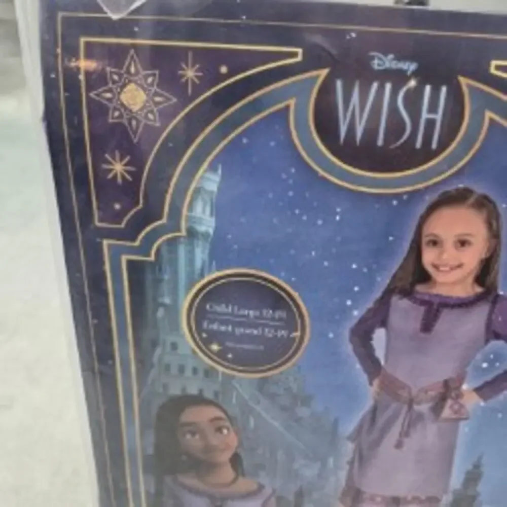Disney Wish Movie Asha’s Adventure Role Play Costume Halloween Dress NEW Sz L - Picture 3 of 6